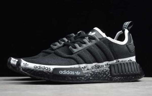 2020 New adidas NMD R1 “Black Tape Logo” For Wholesale FV7307