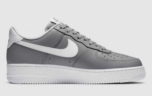 2020 Nike Air Force 1 Low Wolf Grey White for Sale