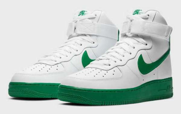 2020 Nike Air Force 1 High White Green Soles Coming Soon