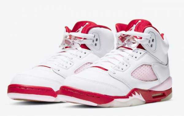 New Valentine's Day Air Jordan 5 GS revealed! Air Jordan 5 “Pink Foam” 2020 440892-106 For Sale