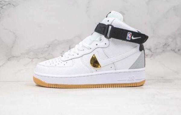 CT2306-100 Nike Air Force 1 High NBA White Gum is Available Now