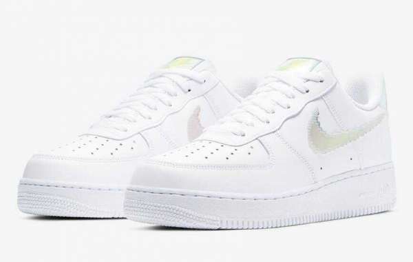 Looking Forward to CV1699-100 Nike Air Force 1 Low Iridescent Pixel Shoes