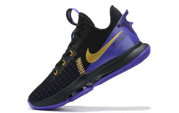 Gorgeous Lakers dress up! LeBron Witness 5 new color will be on sale soon