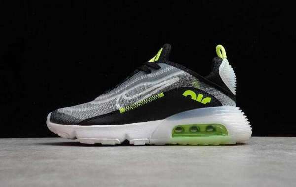 New Style Nike Air Max 2090 White Black Apple Green for Sale