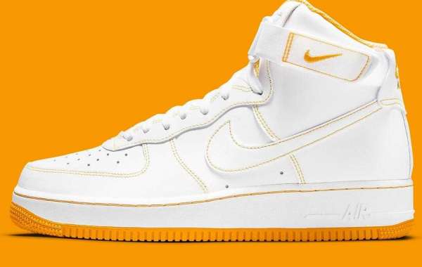 New Released Nike Air Force 1 High White Laser Orange for Sale