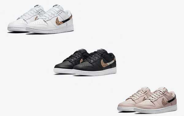 New Nike Dunk Low DD7099-100 stitching Swoosh Logo is too eye-catching!