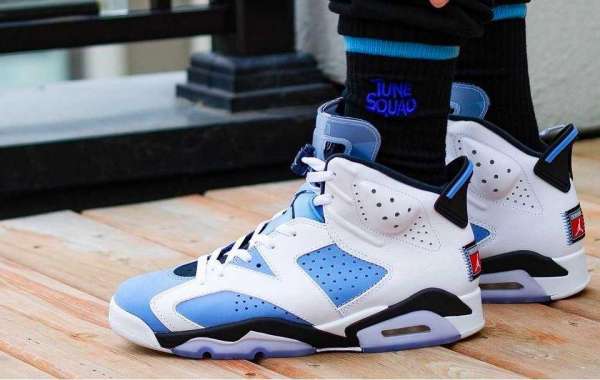 Air Jordan 6 "UNC" University CT8529-410 Is your heart moving after reading the upper foot picture?